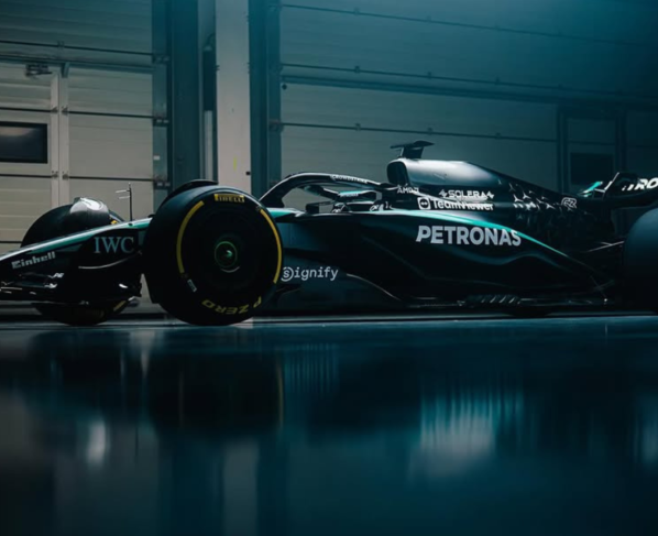 O novo carro da Mercedes para a Fórmula 1 2025, veja fotos