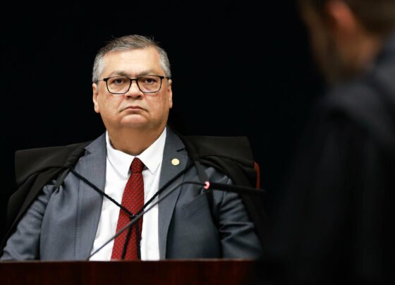 Flávio Dino em sessão da Primeira Turma do STF