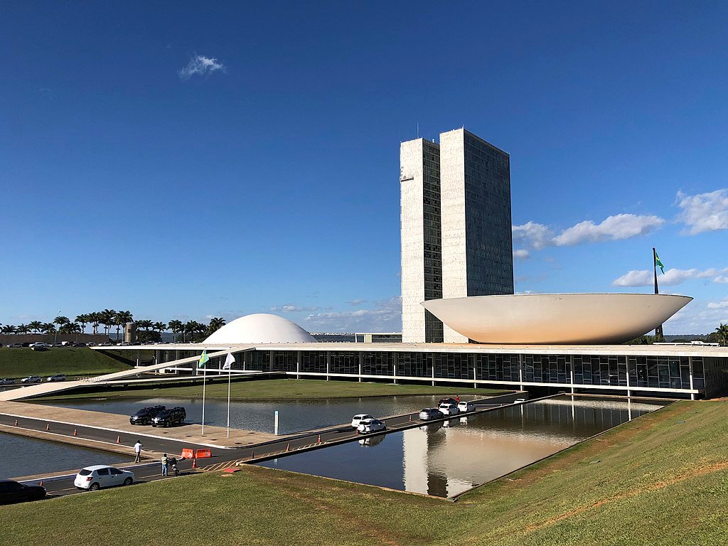 Fachada do Congresso Nacional, que abriga a Câmara dos Deputados e o Senado Federal, em Brasília (DF)