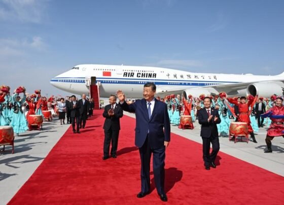 O presidente da China Xi Jinping