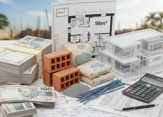 Quanto custa construir uma casa de 98m2 hoje, em setembro de 2025?